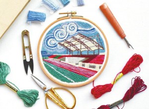 四川農大風景園林專業小伙愛拈繡花針（圖）